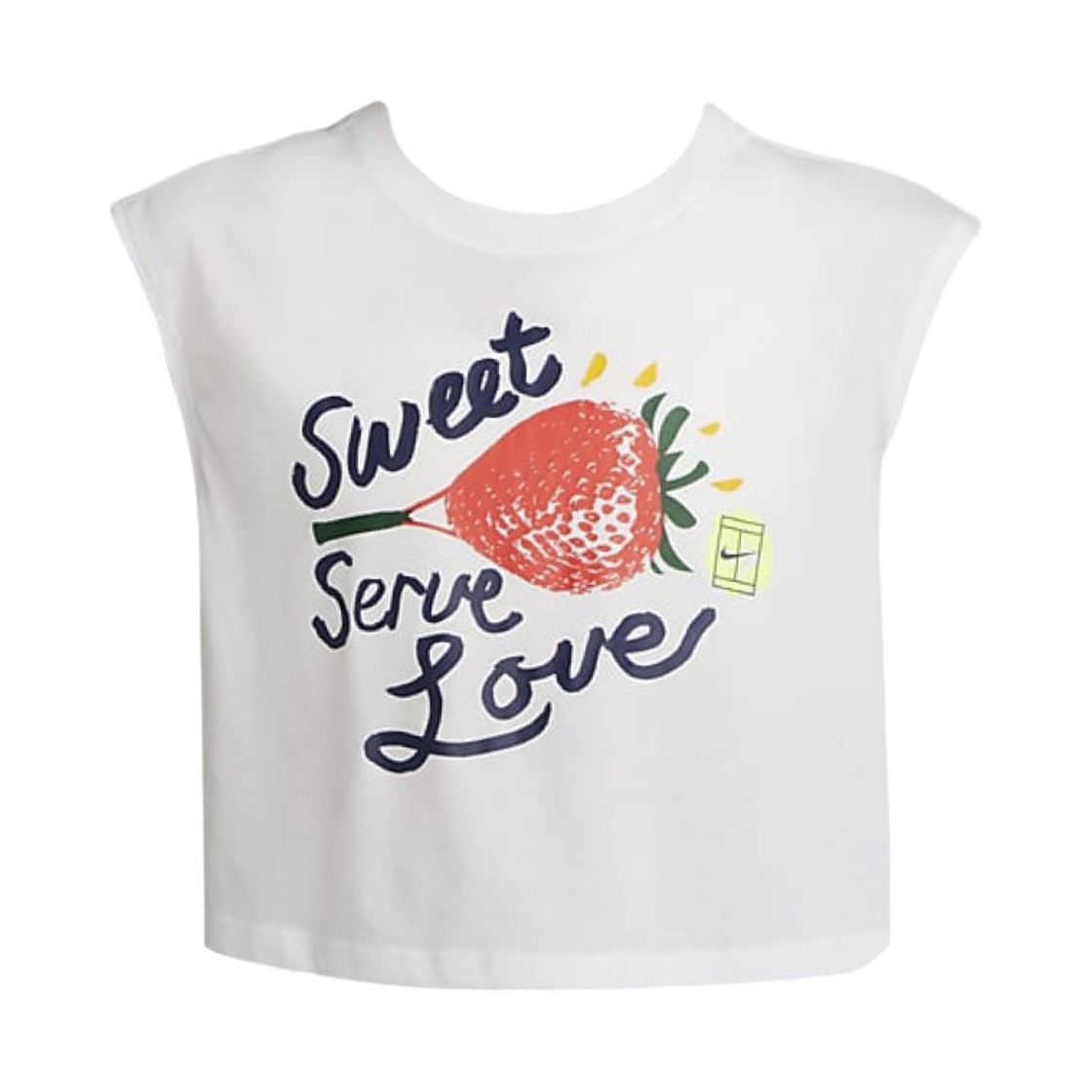 (W) 나이키 드라이핏 프린티드 탱크탑 화이트 - US/EU((W) Nike Dri-Fit Printed Tank Top White - US/EU) - 1