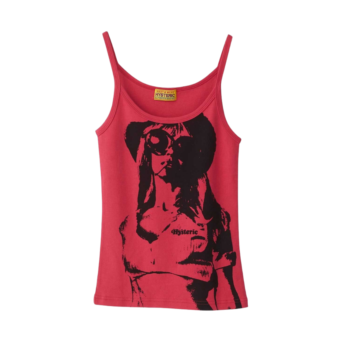 (W) 히스테릭 글래머 스모크 온 워터 캐미솔 핑크((W) Hysteric Glamour Smoke On The Water Camisole Pink) - 1