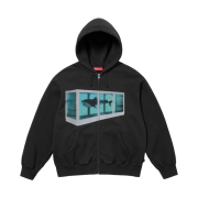 Supreme x Damien Hirst Zip Up Hooded Sweatshirt Black - 25SS