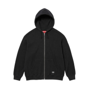 Supreme Hooded Zip Up Thermal Black - 24SS