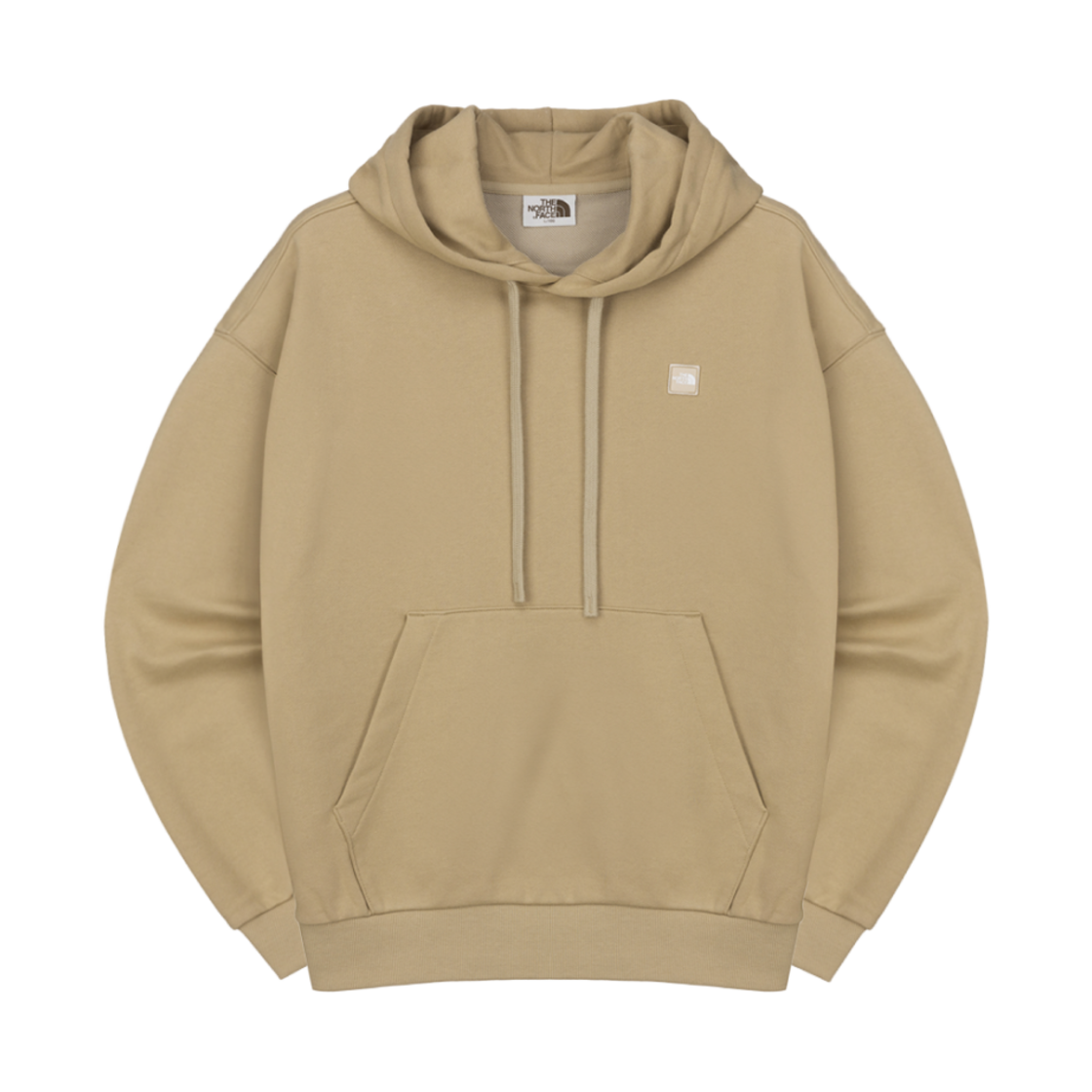 NM5PQ51K The North Face Mini Box Logo Hood Pullover Beige