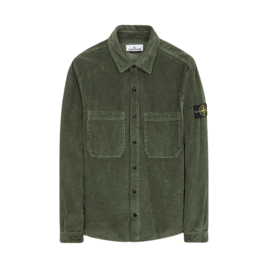 스톤 아일랜드 11311 11 코듀로이 400 TC 오버셔츠 세이지 그린 - 23FW(Stone Island 11311 11 Corduroy 400 TC Overshirt Sage Green - 23FW) - 1
