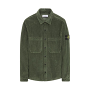 Stone Island 11311 11 Corduroy 400 TC Overshirt Sage Green - 23FW