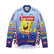 Supreme x SpongeBob SquarePants Castelli L/S Cycling Jersey Blue - 25SS