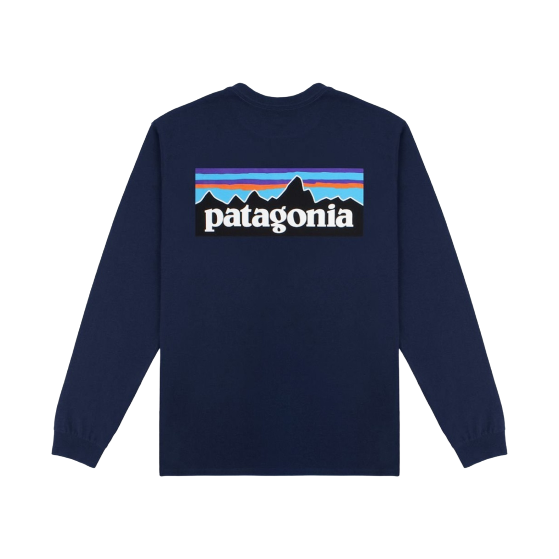 파타고니아 P-6 로고 리스폰시빌리티 롱슬리브 네이비(Patagonia P-6 Logo Responsibili-Tee L/S Navy)