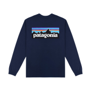 Patagonia P-6 Logo Responsibili-Tee L/S Navy