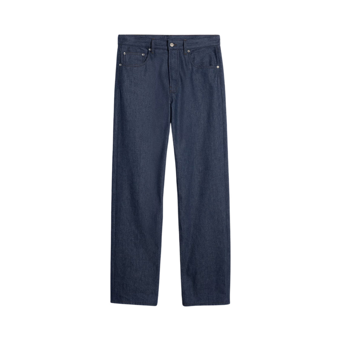 자크뮈스 르 드 니메스 프레사 스트레이트 진 네이비 브라운(Jacquemus Le De Nimes Fresa Straight Jeans Navy Brown) - 1