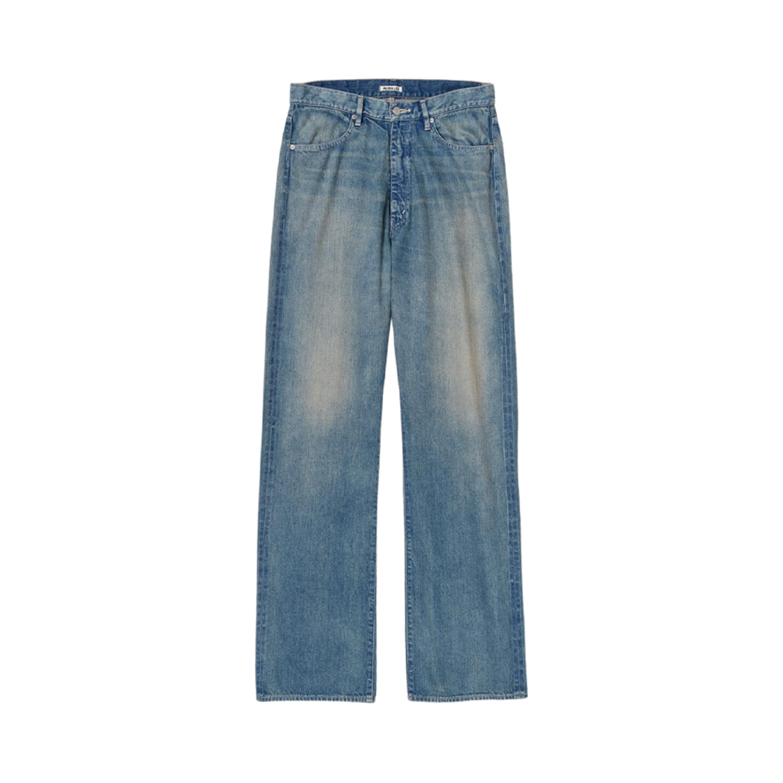 오라리 셀비지 패이딩 라이트 데님 팬츠 라이트 인디고(Auralee Selvedge Faded Light Denim Pants Light Indigo)