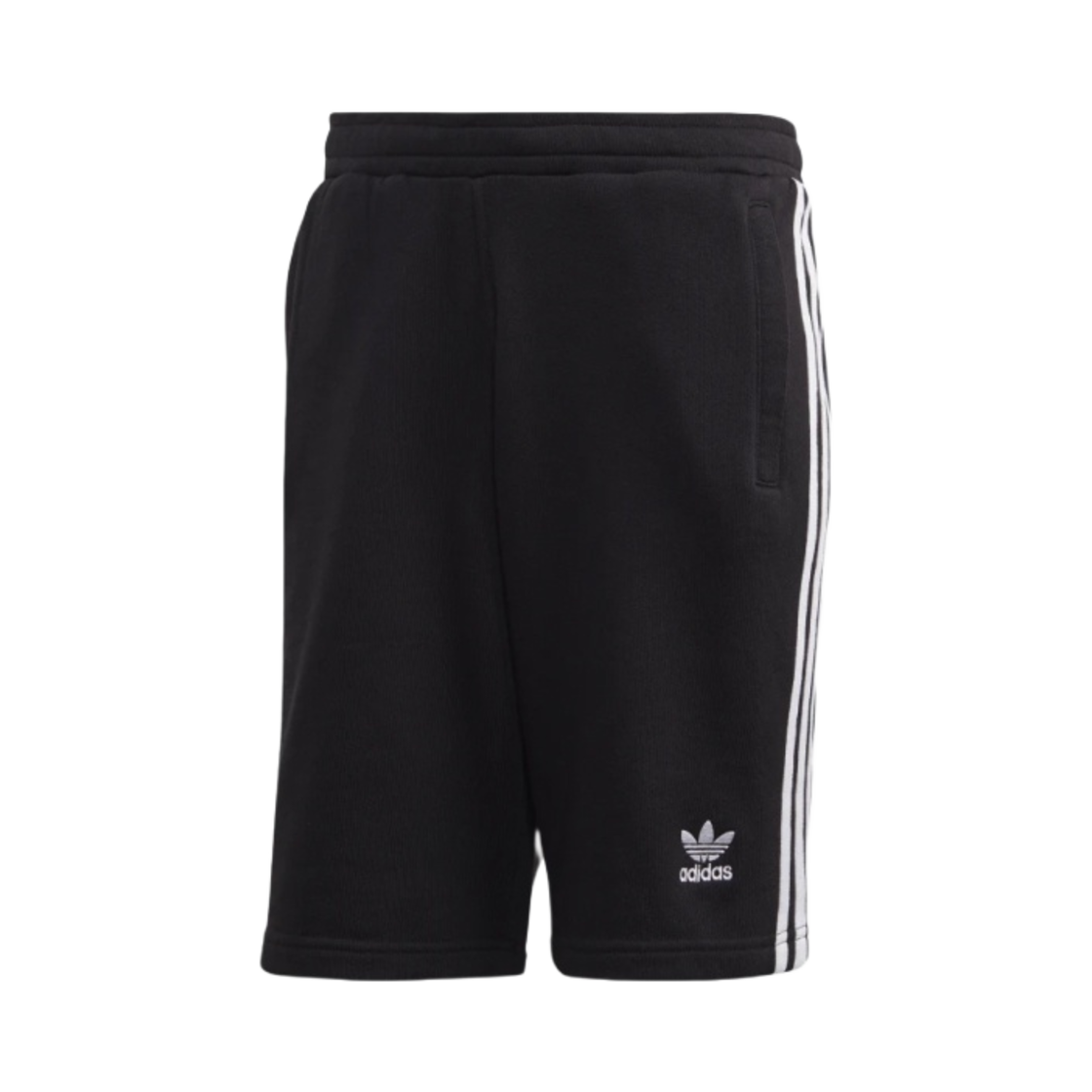 아디다스 삼선 스웨트쇼츠 블랙 - US 사이즈(Adidas 3-Stripes Sweatshorts Black - US Sizing) - 1