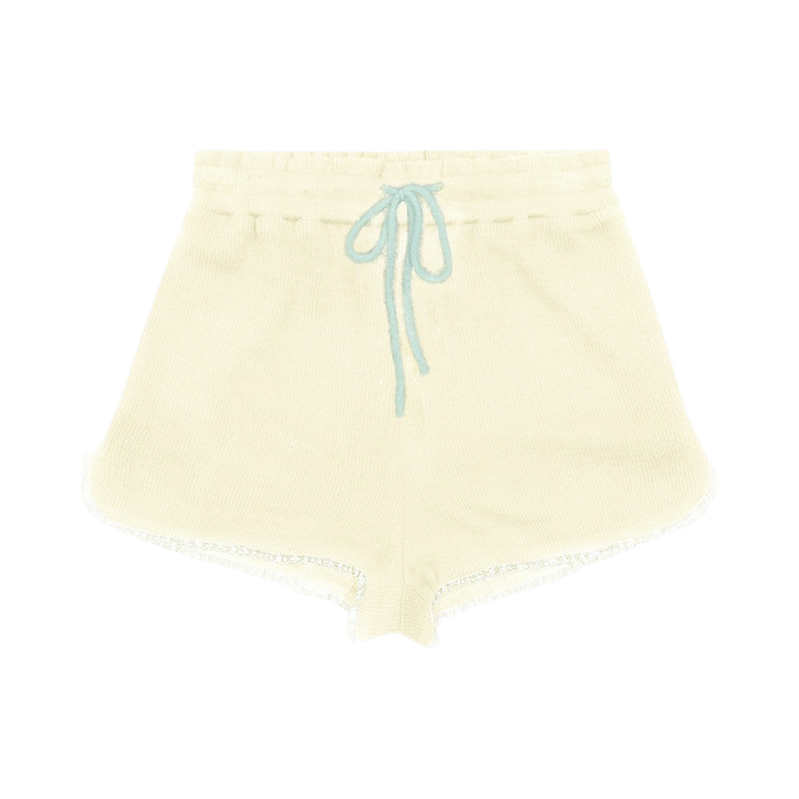 MF2479KP001MCRFR Margarin Fingers Lace Knit Shorts Cream