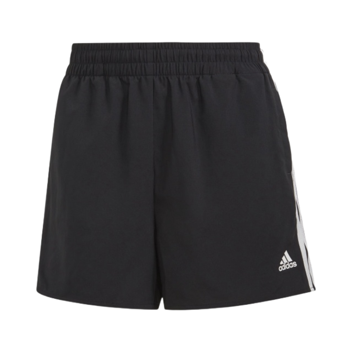 GL3981 (W) Adidas Primeblue Designed To Move Woven 3-Stripes Sport Shorts Black White - KR Sizing