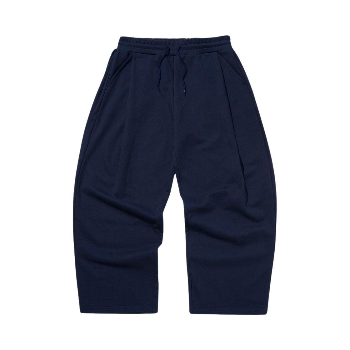 스웨이드 투턱 롱 팬츠 네이비(Suade Two Tuck Long Pants Navy)