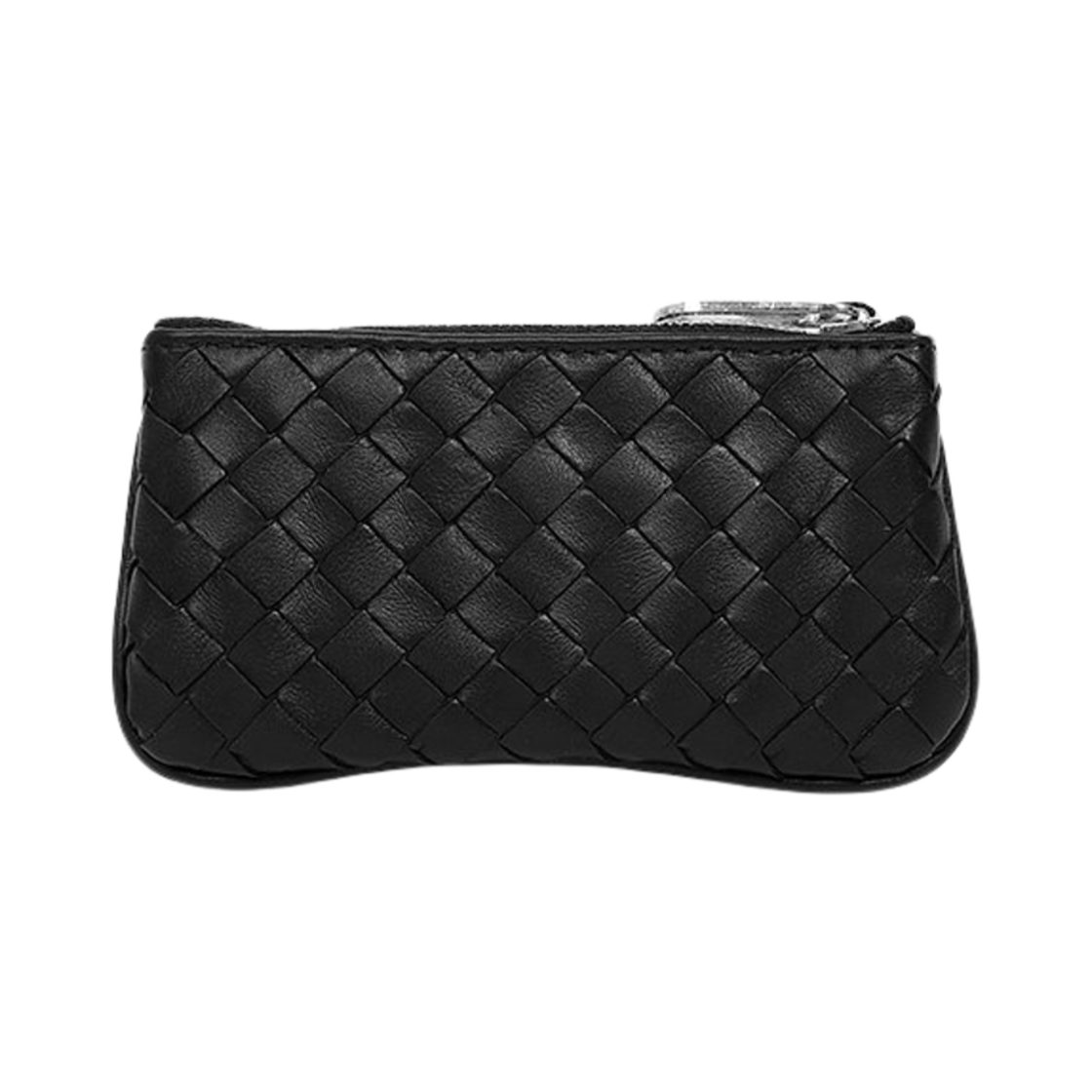131232V00161259 Bottega Veneta Intrecciato Key Case Black