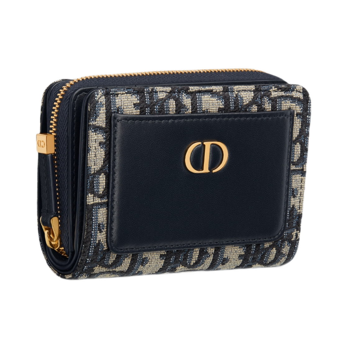 디올 30 몽테인 아카시아스 월렛 디올 오블리크 자카드 앤 스무스 카프스킨 블루(Dior 30 Montaigne Acacias Wallet Dior Oblique Jacquard and Smooth Calfskin Blue) - 2