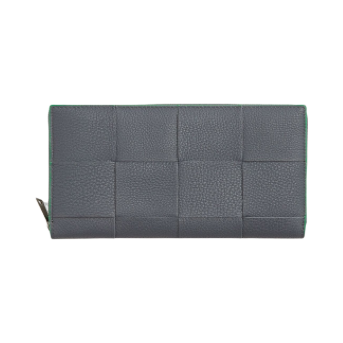 보테가 베네타 카세트 지퍼 어라운드 지갑 썬더 패러킷(Bottega Veneta Cassette Zip Around Wallet Thunder Parakeet) - 1