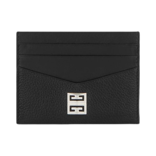 BK6099K18A-001 Givenchy Card Holder in Grained Leather Black
