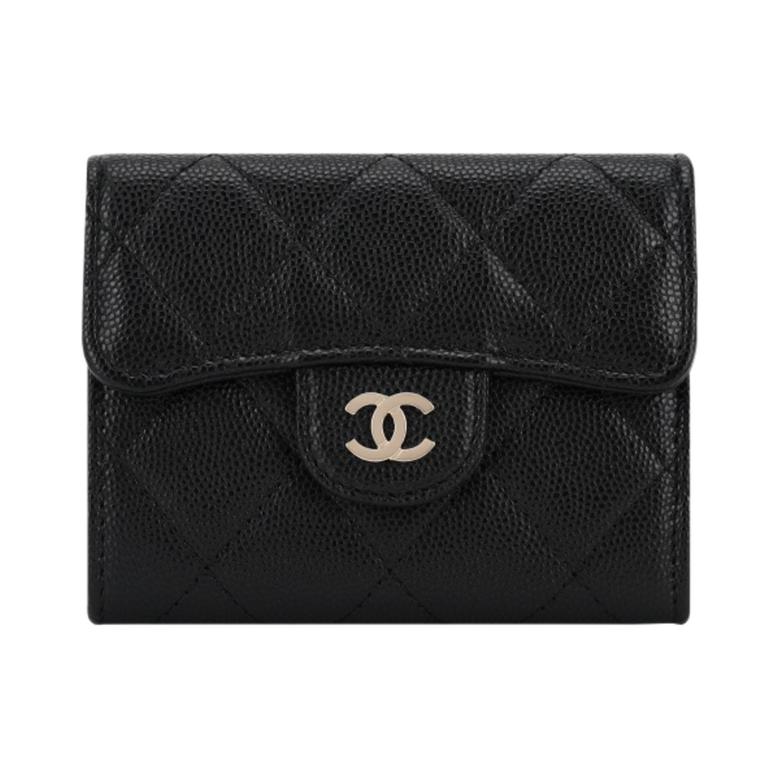샤넬 클래식 카드 홀더 그레인드 카프스킨 & 골드 메탈 블랙(Chanel Classic Card Holder Grained Calfskin & Gold Black)