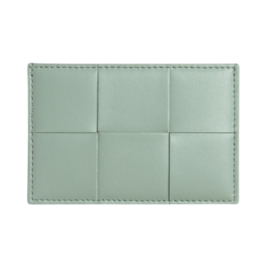 Bottega Veneta Credit Card Case Calfskin New Sage