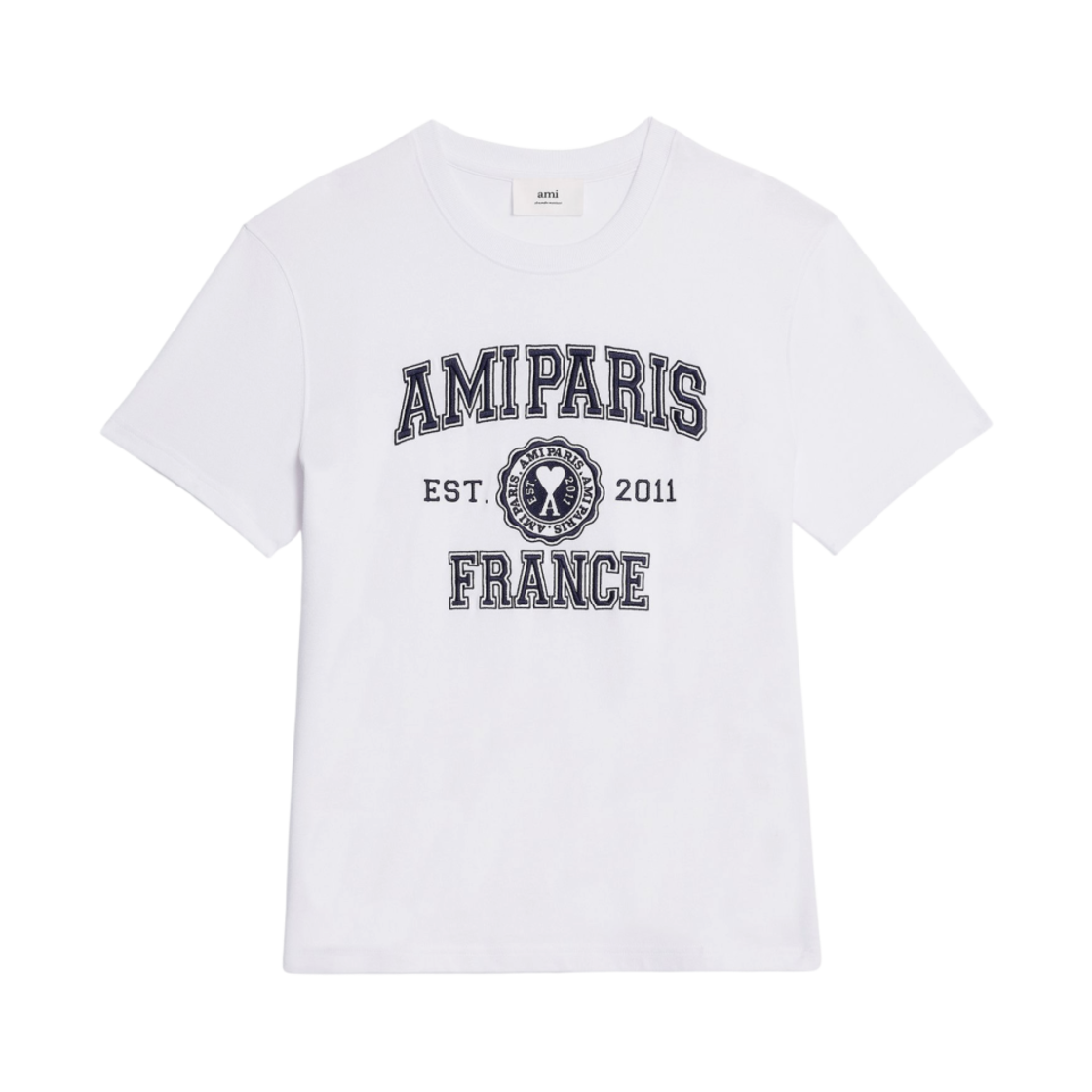 아미 파리 프랑스 티셔츠 화이트(AMI Paris France T-Shirt White)