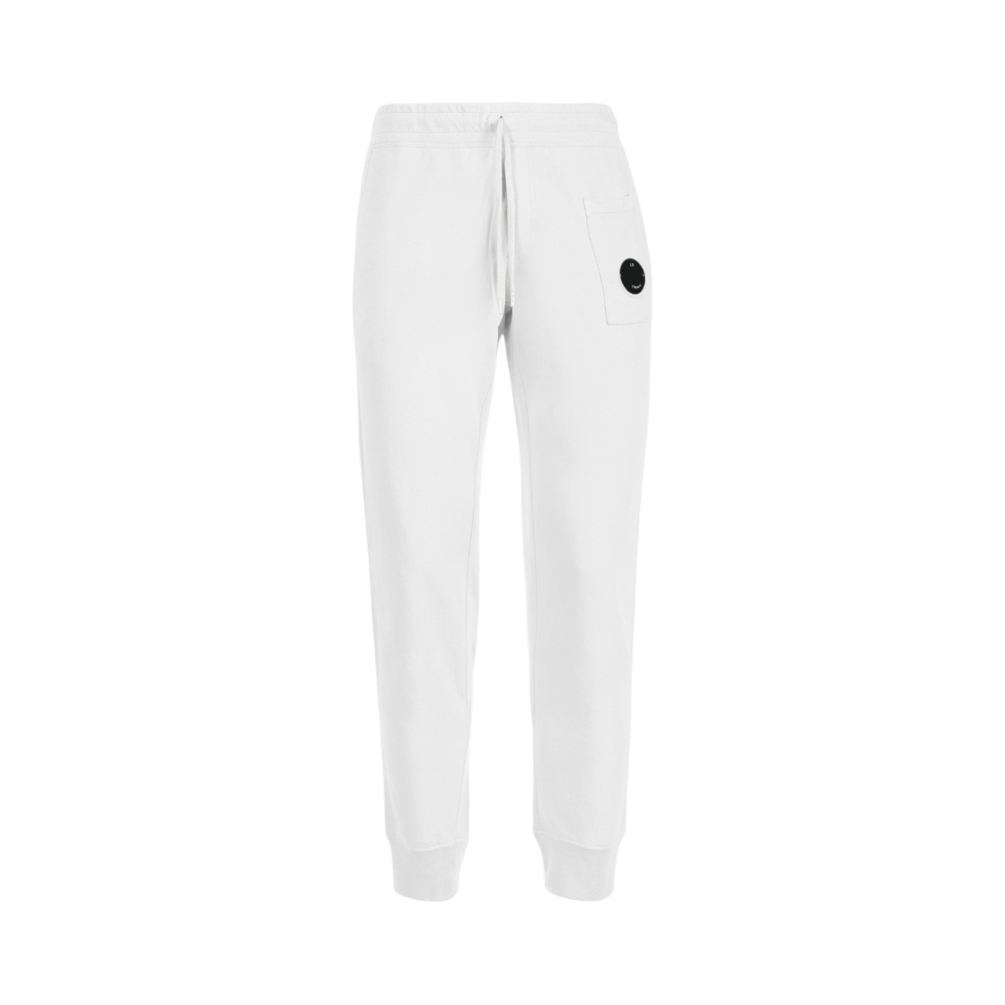 C.P. 컴퍼니 라이트 플리스 스웨트팬츠 거즈 화이트 - 22SS(C.P. Company Light Fleece Sweatpants Gauze White - 22SS) - 1