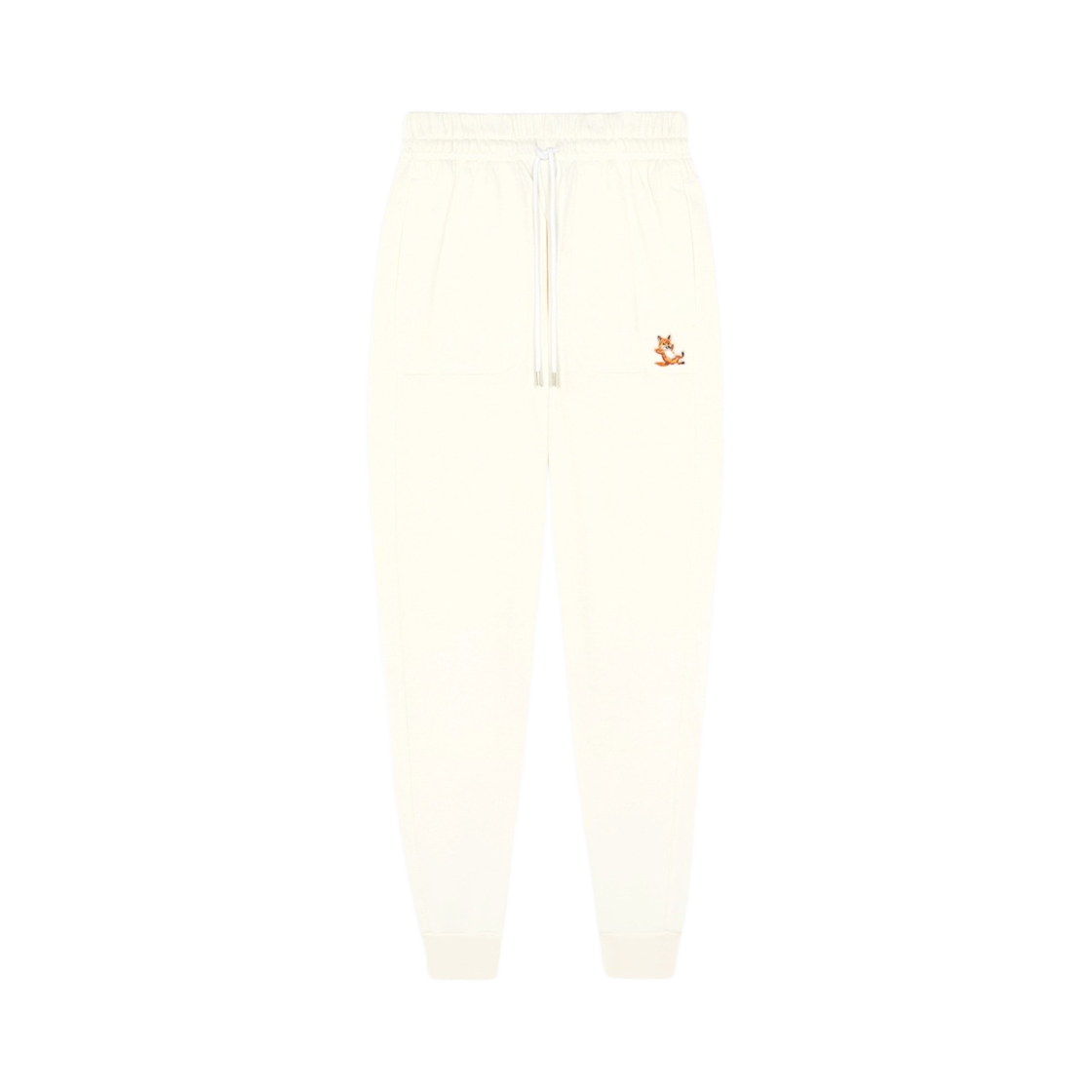 메종 키츠네 칠랙스 폭스 패치 클래식 조거 팬츠 에크루(Maison Kitsune Chillax Fox Patch Classic Jogger Pants Ecru) - 1