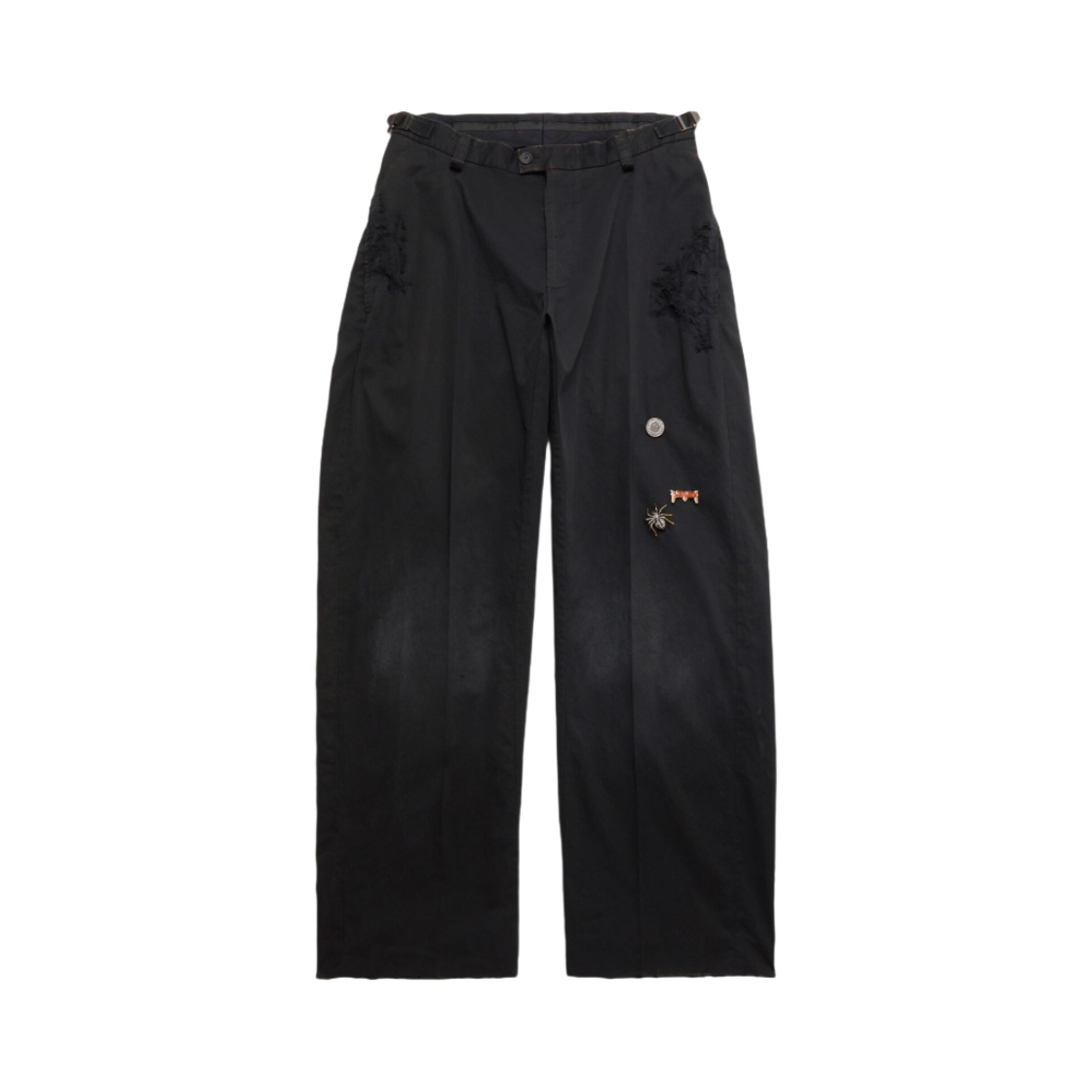 발렌시아가 고스 테일러드 팬츠 블랙