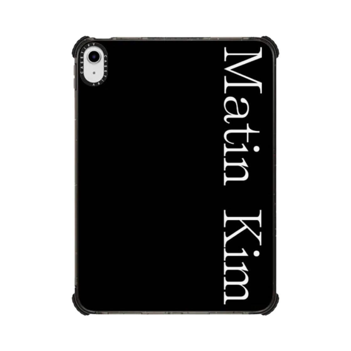케이스티파이 x 마뗑킴 아이패드 베이직 로고 울트라 임팩트 케이스 블랙(Casetify x Matin Kim iPad Basic Logo Ultra Impact Case Black) - 5