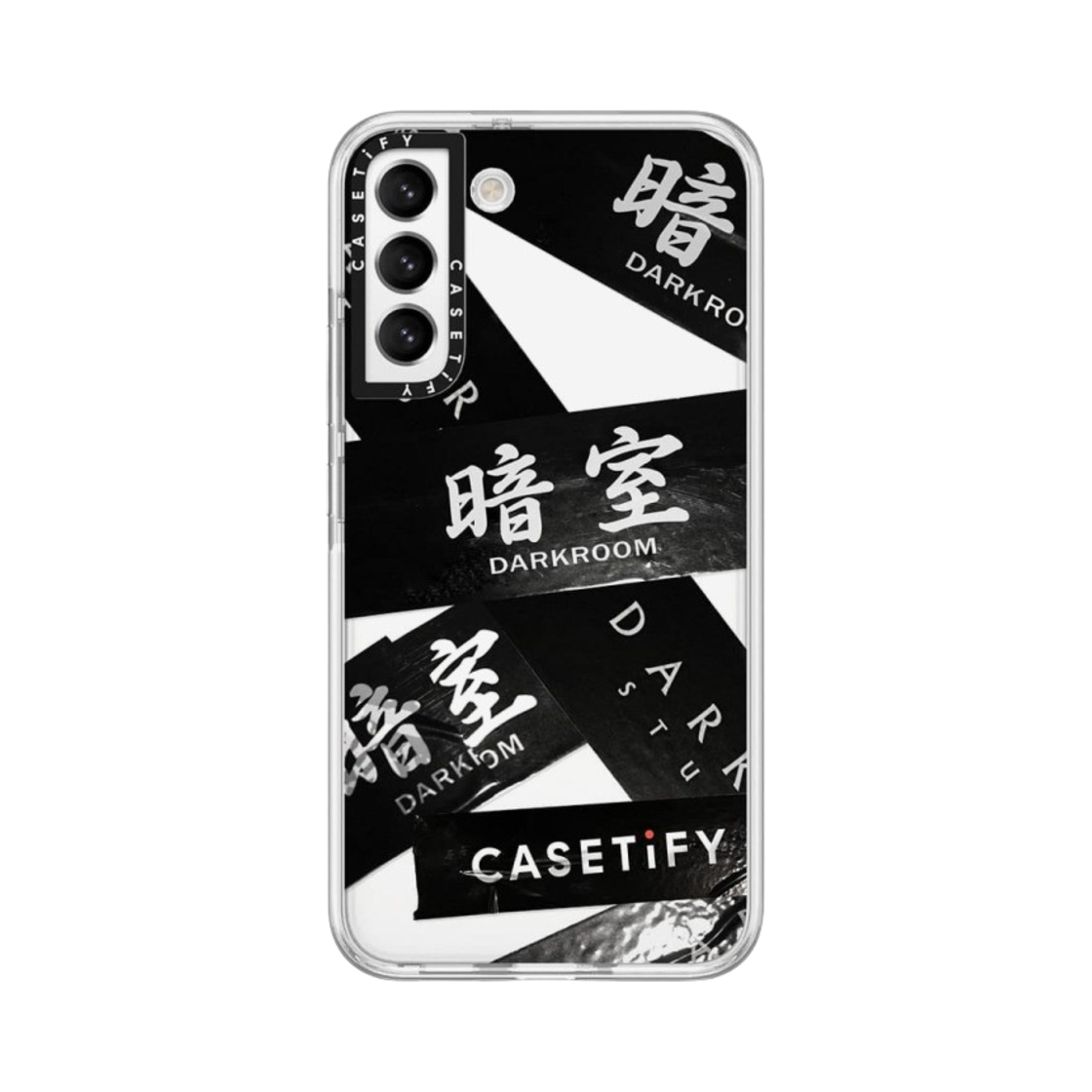 케이스티파이 x 다크룸 스튜디오 테이프 임팩트 갤럭시 케이스 클리어 프로스트 화이트(Casetify x Darkr8m Studio Tape Impact Galaxy Case Clear Frost White) - 6