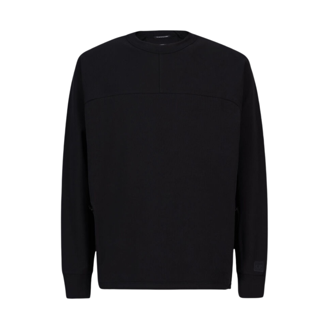15CLSS037A006452W999 C.P. Company Metropolis Series Stretch Fleece Zipped Pocket Sweatshirt Black - 23FW