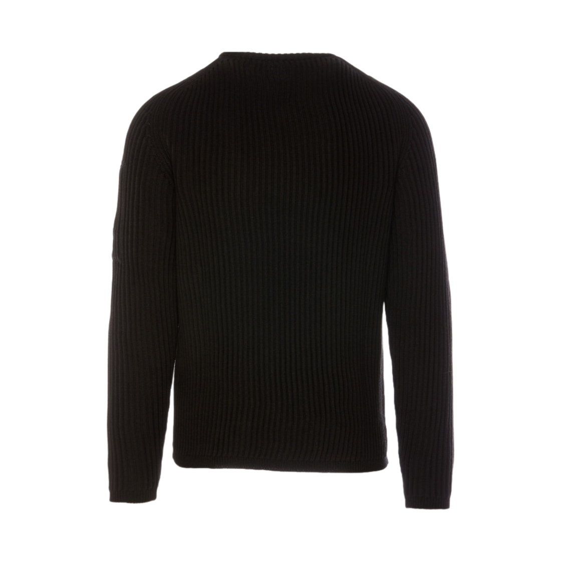 C.P. 컴퍼니 메리노 울 크루넥 스웨터 블랙 - 22FW(C.P. Company Merino Wool Crewneck Sweater Black - 22FW) - 2