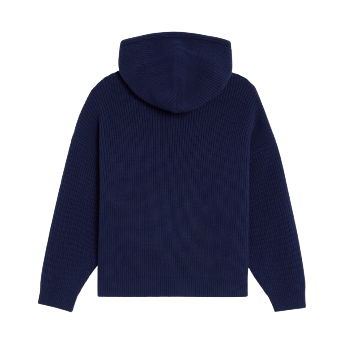 셀린느 립드 울 후드 스웨터 네이비(Celine Sweater with Hood in Ribbed Wool Navy) - 2
