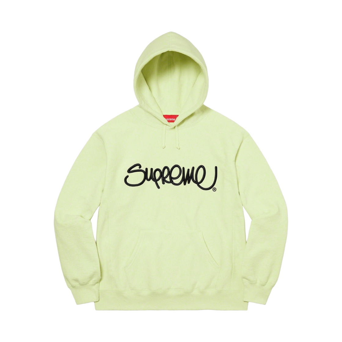 슈프림 레이즈드 핸드스타일 후드 스웨트셔츠 페일 그린 - 22SS(Supreme Raised Handstyle Hooded Sweatshirt Pale Green - 22SS) - 1