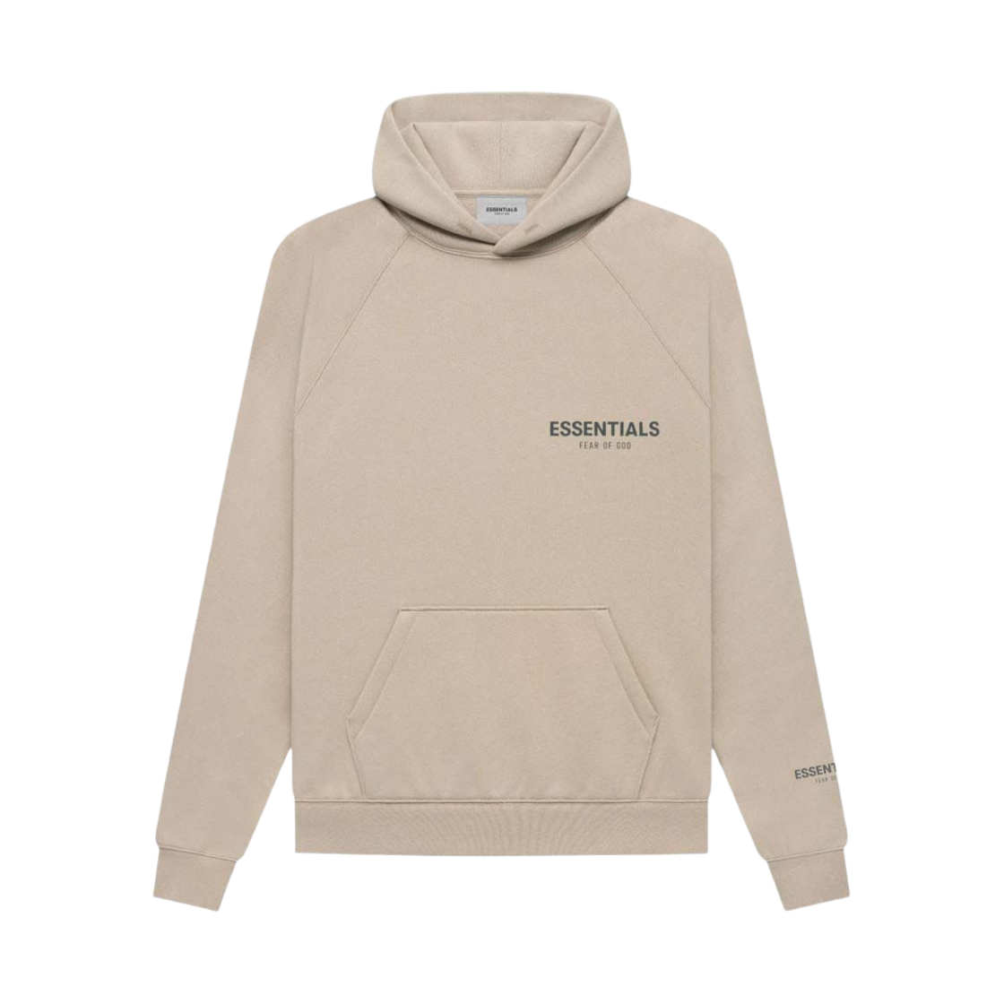 에센셜 코어 컬렉션 풀오버 후드 탄