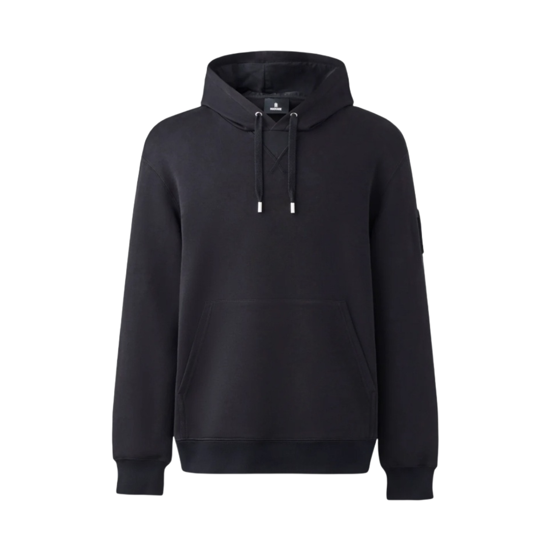 맥카지 벨벳 자수 크리스 후드 블랙(Mackage Krys Hoodie With Velvet Embroidery Black)