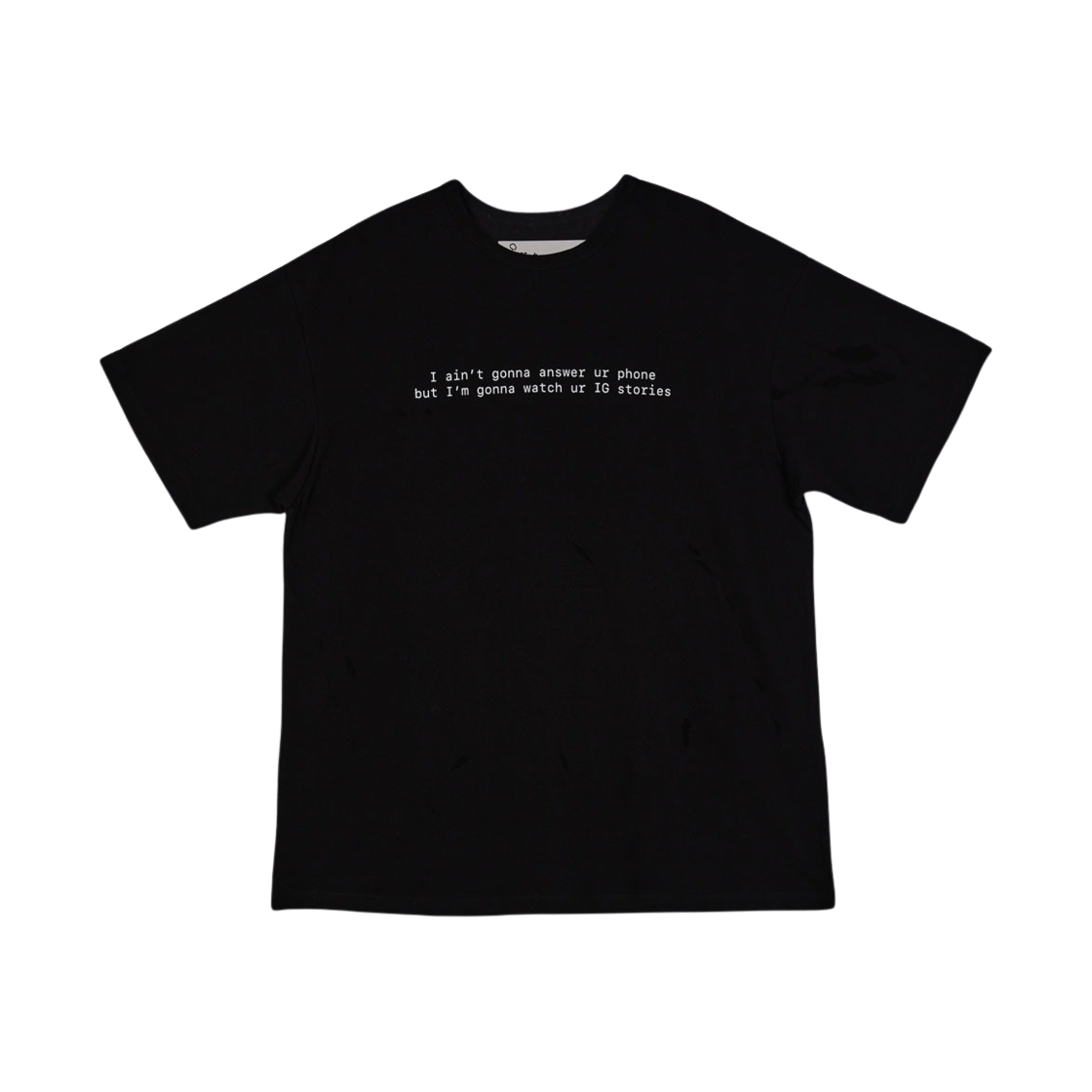 네더월드 인터넷 로고 티셔츠 블랙(Netherworld Internet Logo T-Shirt Black)