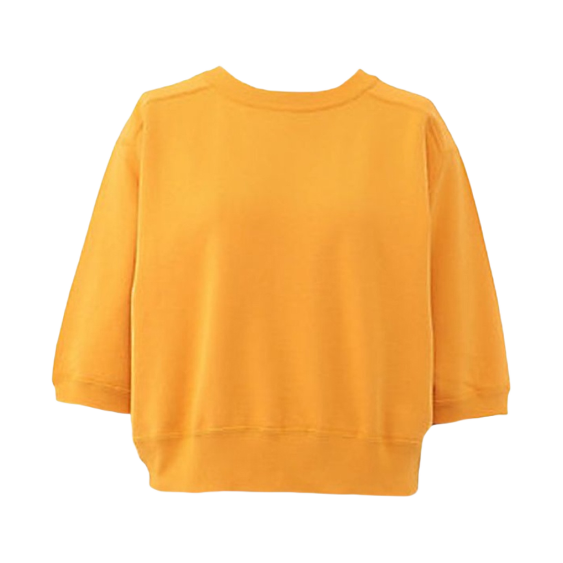 (W) 오라리 라이트 플로위 스웨트 하프 슬리브 풀오버 라이트 오렌지 - 23SS((W) Auralee Light Flowy Sweat Half Sleeve Pullover Light Orange - 23SS) - 1