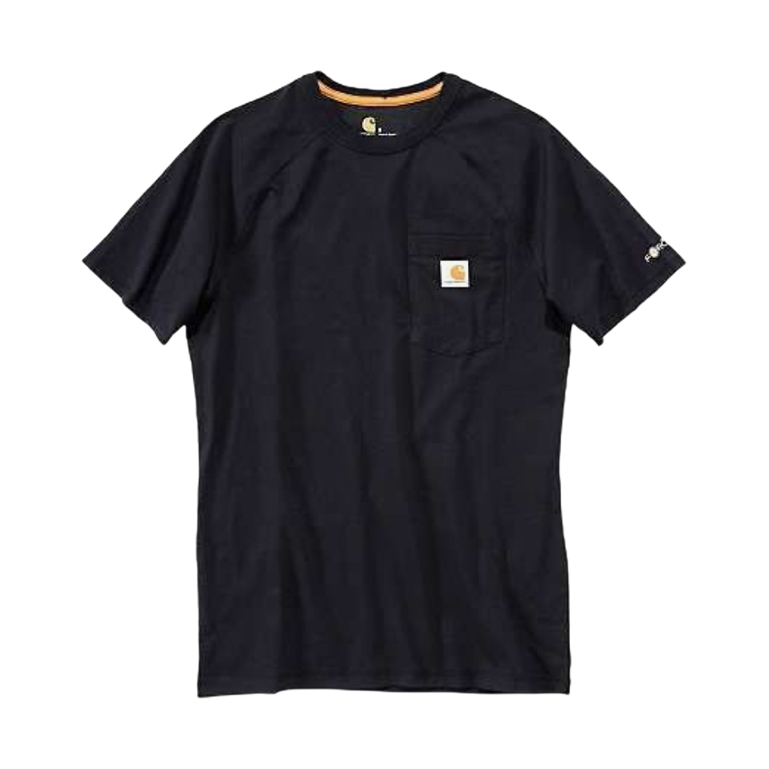 100410-001 Carhartt Force Cotton Delmont Pocket T-Shirt Black