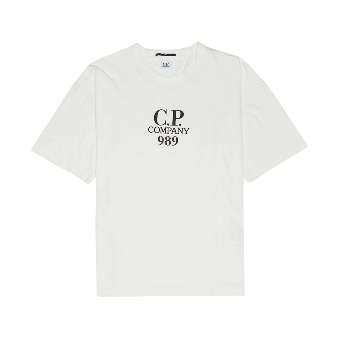 C.P. 컴퍼니 20/1 저지 박시 로고 티셔츠 거즈 화이트 - 24SS(C.P. Company 20/1 Jersey Boxy Logo T-Shirt Gauze White - 24SS) - 1