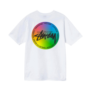 Stussy Dot Mix T-Shirt White