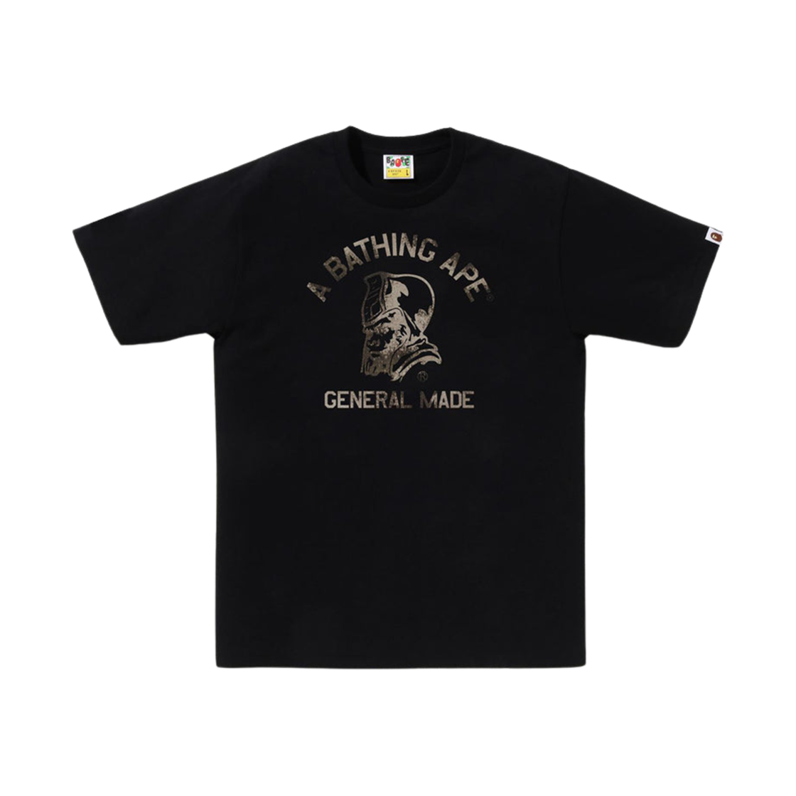 - BAPE High Tone Bleach General Made T-Shirt Black