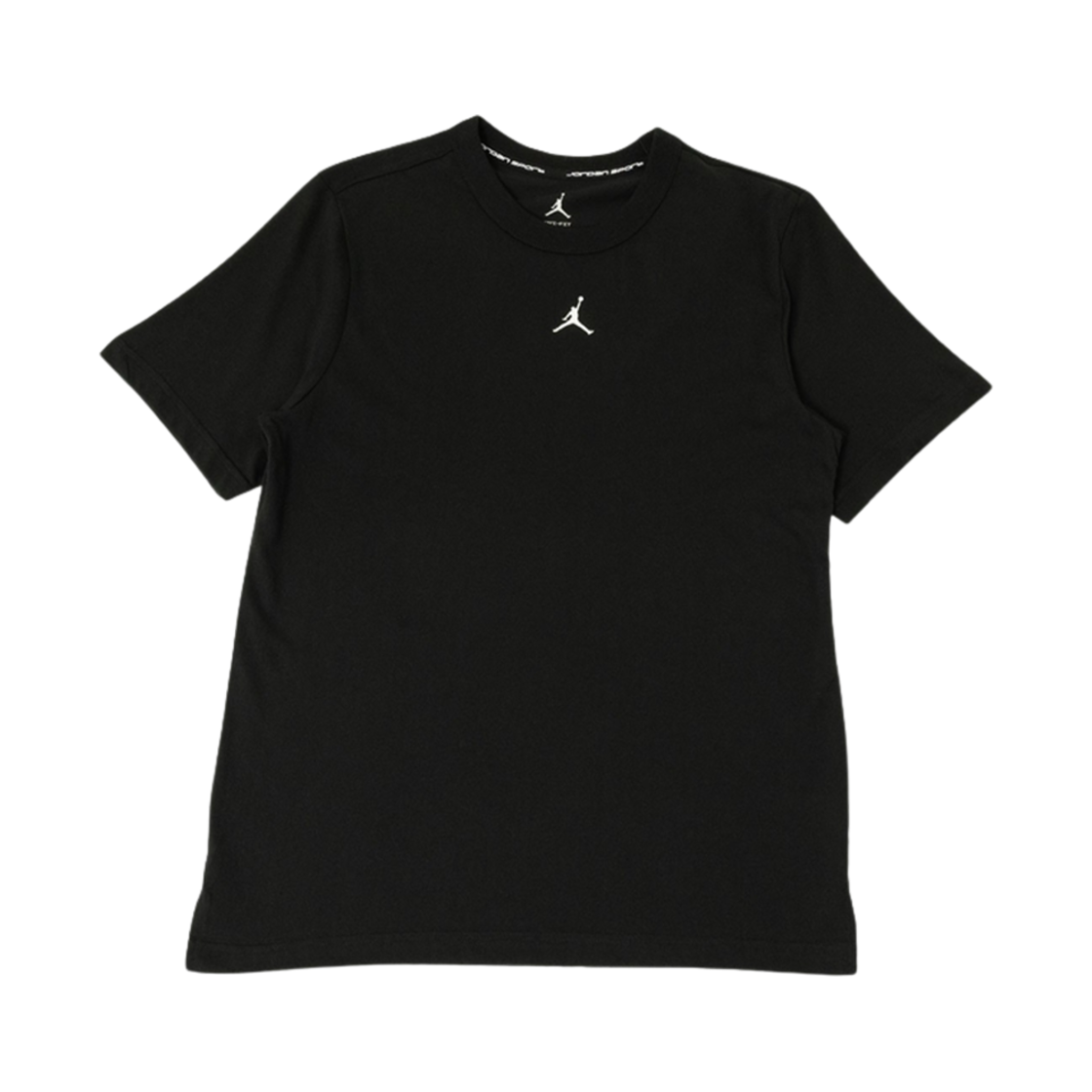 조던 스포츠 드라이핏 숏슬리브 탑 블랙 화이트 - 아시아