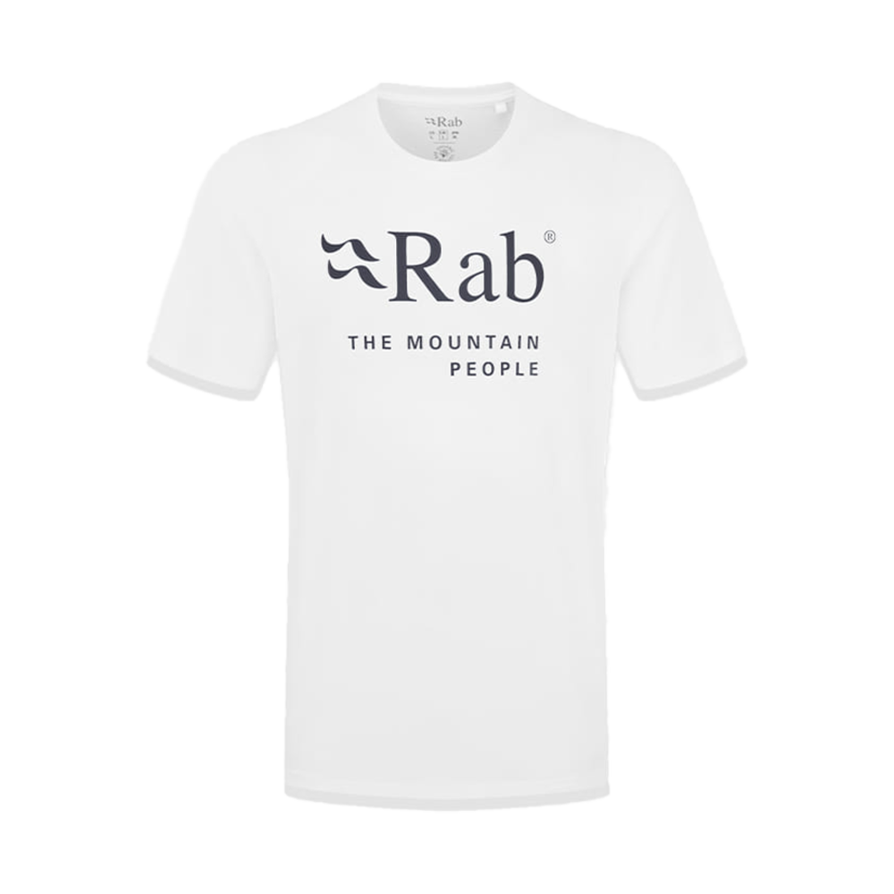 RABQCB390WHTSML Rab Stance Mountain Tee White