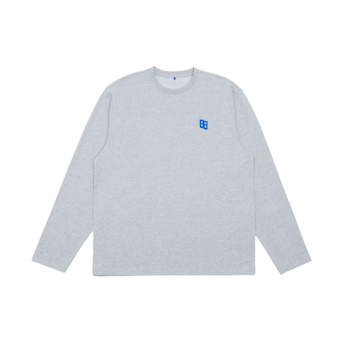 아더에러 시그니피컨트 TRS/BL 태그 롱슬리브 티셔츠 01 그레이(Ader Error Sig; TRS/BL Tag LS T-Shirt 01 Grey)