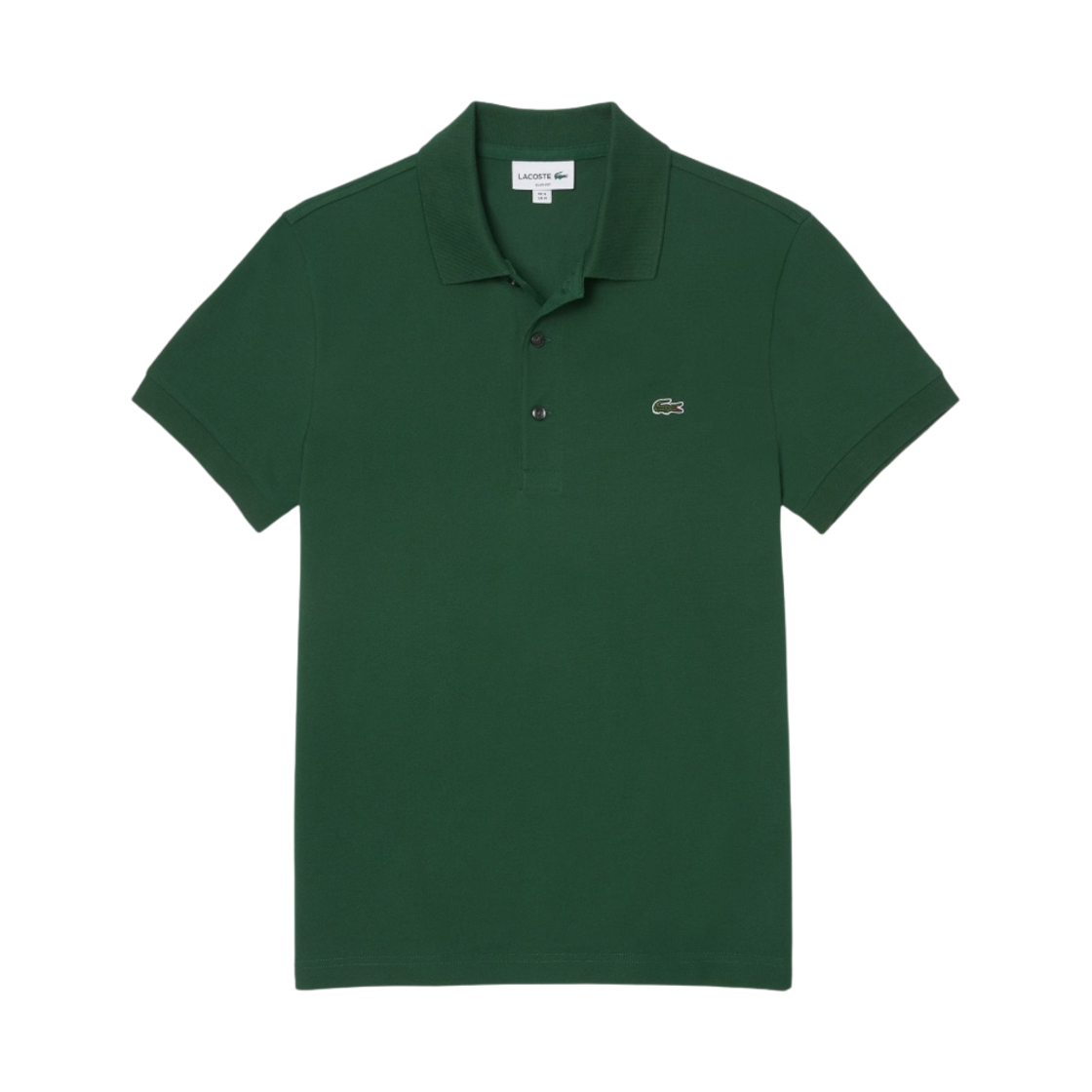 라코스테 슬림핏 스트레치 코튼 폴로 셔츠 그린(Lacoste Slim Fit Stretch Cotton Polo Shirt Green) - 1