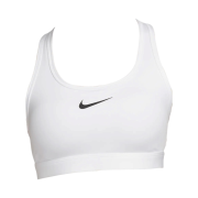 (W) Nike Swoosh Medium Support Padded Sports Bra White - Asia