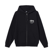 Stussy Stock DSM New York Zip Hoodie Black 2022