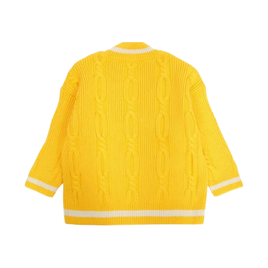 (키즈) 미니 로디니 로고 니트 엘로우((Kids) Mini Rodini Logo Knit Yellow) - 2