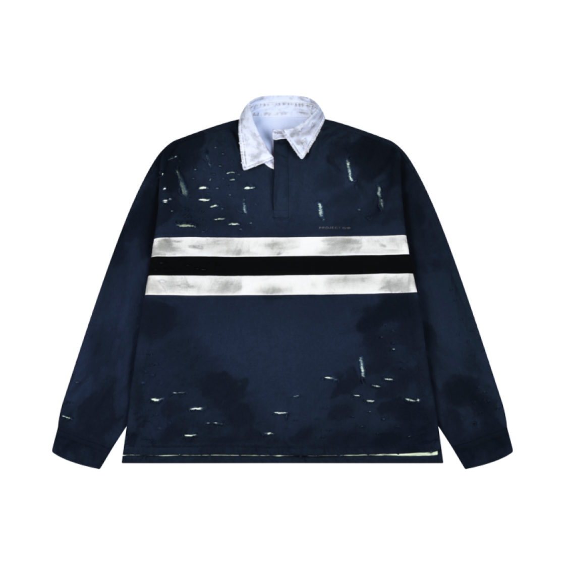 프로젝트 G/R 불리드 폴로 셔츠 네이비(Project G/R Bullied Polo Shirts Navy)