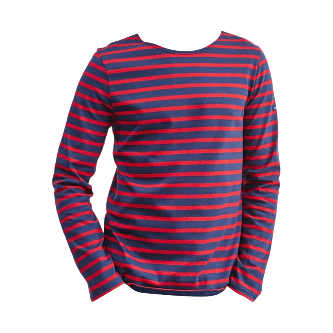 세인트 제임스 밍콰이어 모던 스트라이프 세일러 롱슬리브 티셔츠 마린 튤립(Saint James Minquiers Modern Striped Sailor Long Sleeve T-Shirt Marine Tulipe) - 1