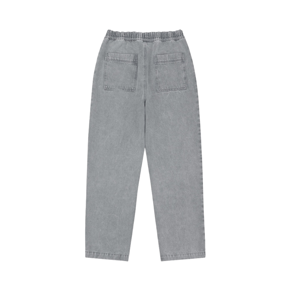 우영미 원턱 밴딩 데님 팬츠 그레이 - 24SS(Wooyoungmi One Tuck Banding Denim Pants Gray - 24SS) - 2